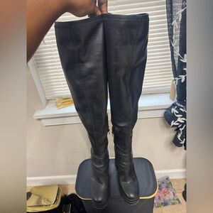 Black Over-the-Knee Women's Boots